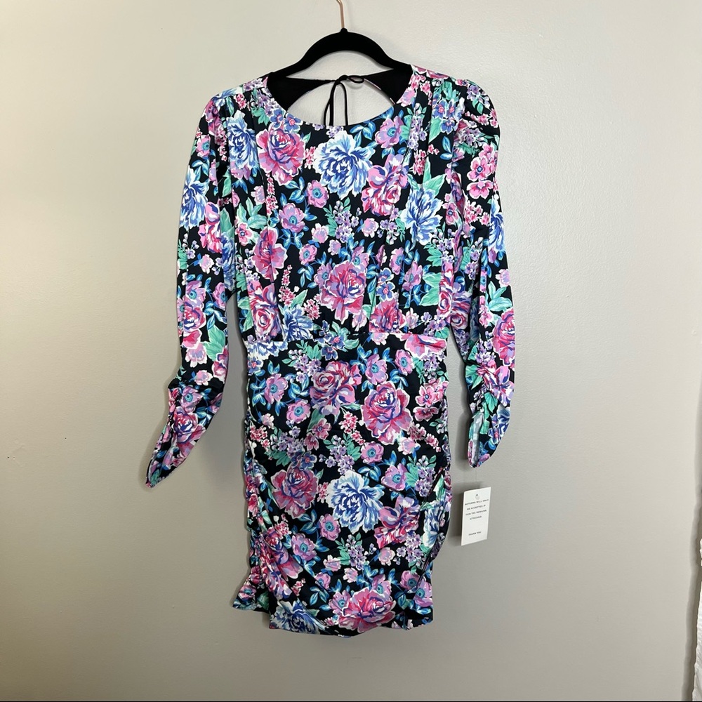 NWT FOR LOVE & LEMONS BRANDY MINI DRESS - AZALEA size small, revolve - Picture 13 of 16